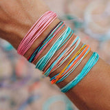 2 PCS/Set Boho Airplane Multilayer Bracelets Bangles for Women Map Charm Opening Cuff Gold Bangle Pulseras Mujer Jewelry 2018