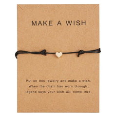 Rinhoo Simple Love Heart Charm Bracelets Fashion Jewelry For women gold color Adjustable wristband Bangle